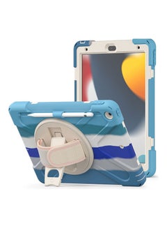 Buy Protective Case Cover For Apple iPad 10.2 inch 2021/2020/2019(9th/8th/7th) Gen Multicolour in Egypt