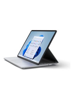 Buy Surface Laptop Studio With 14.4-Inch Touchscreen Display, Core i5 Processer/16GB RAM/256GB SSD/Intel XE Graphics English Platinum in Saudi Arabia