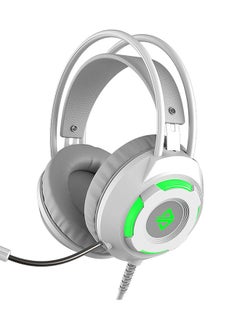 Buy AX120 USB Wired 3.5mm Stereo Gaming Headset Noise Cancelling Headphone with Mic 50mm Driver Unit in Saudi Arabia