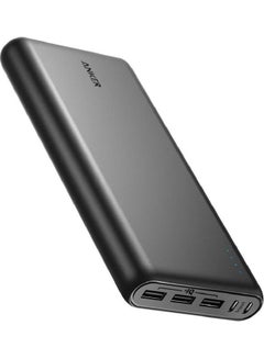 Buy PowerCore 26800 Portable Power Bank With Two Micro USB Cable And Travel Pouch Black in UAE