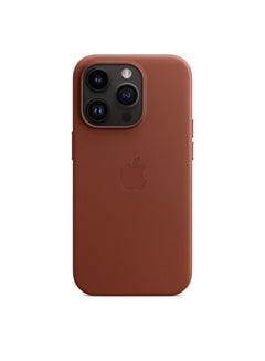 Buy iPhone 14 Pro Leather Case with MagSafe Umber in Egypt
