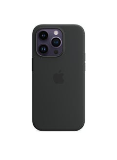 Buy iPhone 14 Pro Silicone Case with MagSafe Midnight in Saudi Arabia