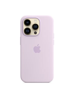 Buy iPhone 14 Pro Silicone Case with MagSafe Lilac in UAE