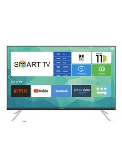 Buy 55-Inch Edgeless 4K UHD Smart TV With Dolby Audio And Wall Mount Included In The Box e55el1100 Black in UAE