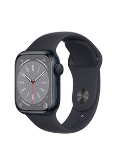 Buy Watch Series 8 GPS + Cellular 45mm Aluminium Case With Midnight Sport Band in UAE