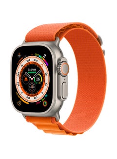 Buy Watch Ultra GPS + Cellular, 49mm Titanium Case With Alpine Loop - Large Orange in Egypt