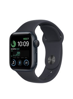 Buy Watch SE GPS 44mm Aluminium Case With Sport Band Midnight (2022) in Egypt
