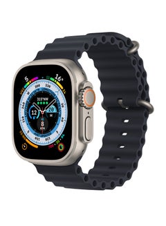 Buy Watch Ultra GPS + Cellular, 49mm Titanium Case With Ocean Band Midnight in UAE