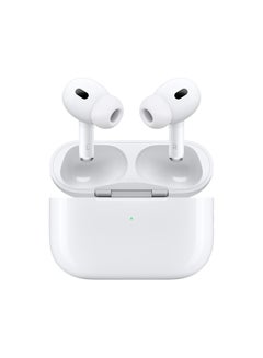 Buy AirPods Pro (2nd generation) with MagSafe Case (Lightning) White in Saudi Arabia