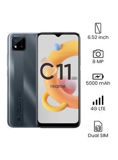 Buy C11 Dual SIM Grey 4GB RAM 64GB 4G LTE - Global Version in UAE