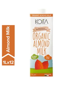 Buy Organic Almond Milk 1Liters Pack of 12 in UAE