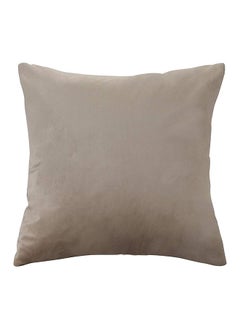 Buy Decorative Cushion Beige 25x25cm in Saudi Arabia