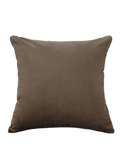 Buy Decorative Cushion Brown 30x30cm in Saudi Arabia