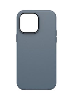 اشتري غطاء حماية سيمتري بلس لهاتف أبل آيفون 14 برو ماكس مقاس 6.7 بوصة لون أزرق في الامارات