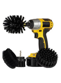 Buy 4-Piece Power Drill Scrubber Cleaning Brush Set in Saudi Arabia