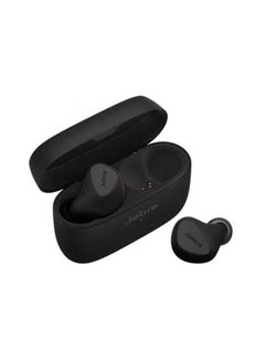 Buy Elite 5 True Wireless In Ear Bluetooth Earbuds with Hybrid Active Noise Cancellation (ANC), 6 built-in Microphones for Clear Calls, Small Ergonomic Fit and 6 mm Speakers Titanium Black in UAE