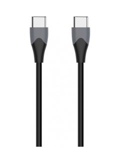 Buy Two Tone Type-C to Type-C Charging Cable, 1.2, Black in UAE