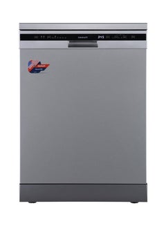 Buy Freestanding Dish Washer With 13 Place Settings And 6 Wash Programs 350.2 L ADDW136USCQ Silver in Saudi Arabia