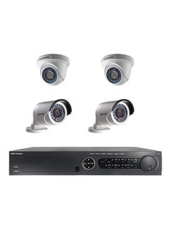 Buy 5-Piece DVR Surveillance Camera Kit in Saudi Arabia