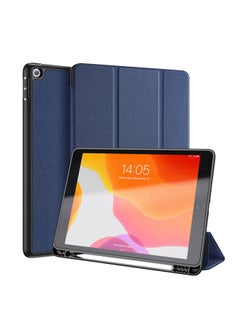 Buy Protective Case Cover For Apple iPad 10.2 Blue in UAE