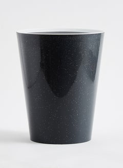 Buy High Quality Sturdy And Durable Environmentally Friendly Long Lasting Midas Dustbin With Swing Black 8.5Liters in UAE