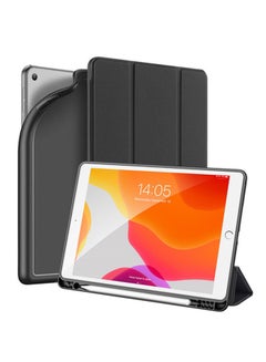 Buy Protective Case Cover For Apple iPad 10.2 Black in UAE