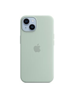 Buy iPhone 14 Silicone Case with MagSafe Succulent in UAE