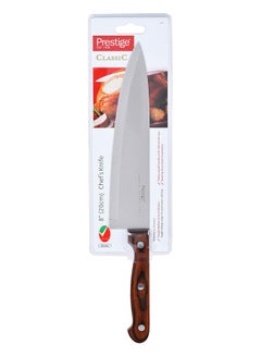 Buy Chef Knife Silver/Brown 20cm in UAE