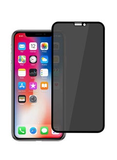 Buy Real Series 3D Full Screen Privacy Tempered Glass For Apple iPhone XS Max And iPhone 11 Pro Max Black in UAE