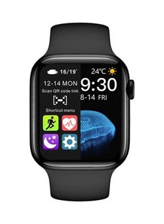 Buy 200 mAh HW22 Plus Smartwatch Series 7 45mm with Wireless Charging Black in Saudi Arabia