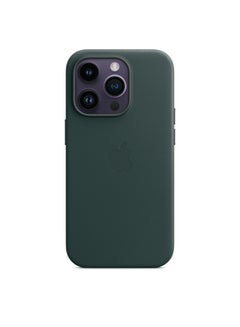 Buy iPhone 14 Pro Leather Case with MagSafe Forest Green in UAE