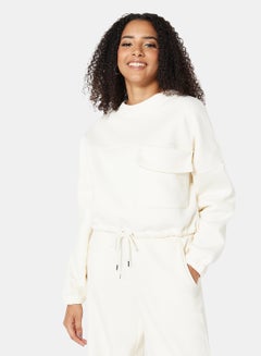 Buy Front Pocket Detail Sweatshirt Pristine in UAE