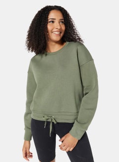 Buy Organic Cotton Sweatshirt Dusty Olive(18- in UAE