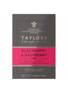 Buy Blackberry & Raspberry Infusion Tea 40 gmLiters Pack of 20 in Egypt