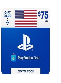 Buy PlayStation US - 75$ - Digital Code - Instant (Delivery via SMS/WhatsApp) in UAE