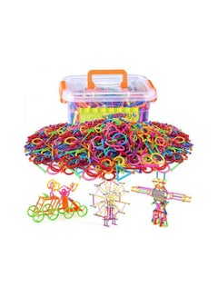 Buy 500-Piece Color Connector Building Blocks Kit Durable And Sturdy-Assorted, 3+ Years in Saudi Arabia
