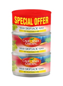 اشتري Solid Skipjack Tuna In Vegetable Oil 170grams Pack of 3 في الامارات