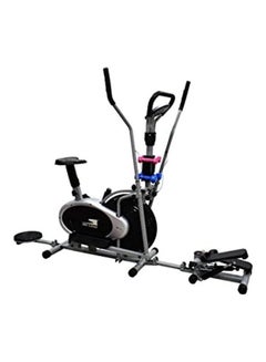 Buy Fitness 5-In-1 Exercise Bike With Twister, Stepper And Dumbbells EM-1133 in UAE