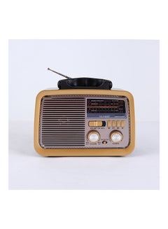 Buy Portable Retro FM/AM/SW 3 Band With Mp3 Player And Bluetooth Radio YS-3188BT Multicolour in Saudi Arabia