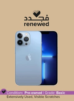 Buy Renewed - iPhone 13 Pro Max 256GB Sierra Blue 5G With Facetime - International Version in UAE