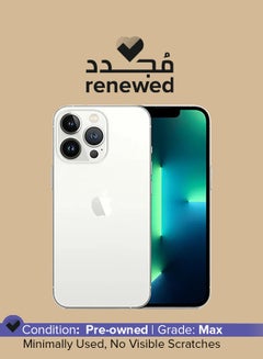 Buy Renewed - iPhone 13 Pro 128GB Silver 5G With Facetime - International Version in UAE