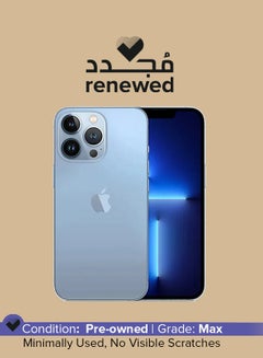 Buy Renewed - iPhone 13 Pro Max 512GB Sierra Blue 5G With Facetime - International Version in UAE