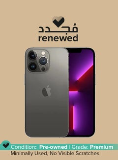 Buy Renewed - iPhone 13 Pro 256GB Graphite 5G With Facetime - International Version in UAE