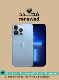 Buy Renewed - iPhone 13 Pro 1TB Sierra Blue 5G With Facetime - International Specs in Saudi Arabia