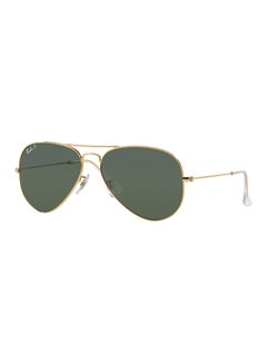 Buy Polarized Pilot Sunglasses - RB3025-001 - Lens Size: 58 mm - Gold in UAE