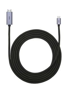 Buy USB C to HDMI Cable 4K, Type C to HDMI Cable Thunderbolt 3 Compatible with MacBook Pro 2019/2018, iPad Pro 2020, MacBook Pro/Air, Samsung S20 S10 S9 Note 10, Huawei P30 P20 Dell XPS Black in Saudi Arabia