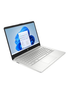 اشتري 14s-dq2223ne (6Z914EA) Laptop With 14-Inch Display, Core i3 1125G4 Processor/8GB RAM/256GB SSD/Intel UHD Graphics/Windows 11 Home english_arabic silver في الامارات