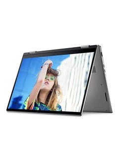 Buy Inspiron 14 7420 Convertible 2-In-1 With 14-Inch Display Core i5 Processor 8 GB RAM 512 GB SSD Intel Iris Xe Graphics English/Arabic Silver in UAE