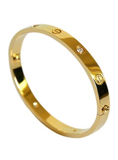 Buy 18k Yellow Gold Plated love Bracelet in UAE