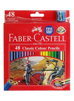 Buy 48-Piece Classic Colour Pencil Set Multicolour in UAE